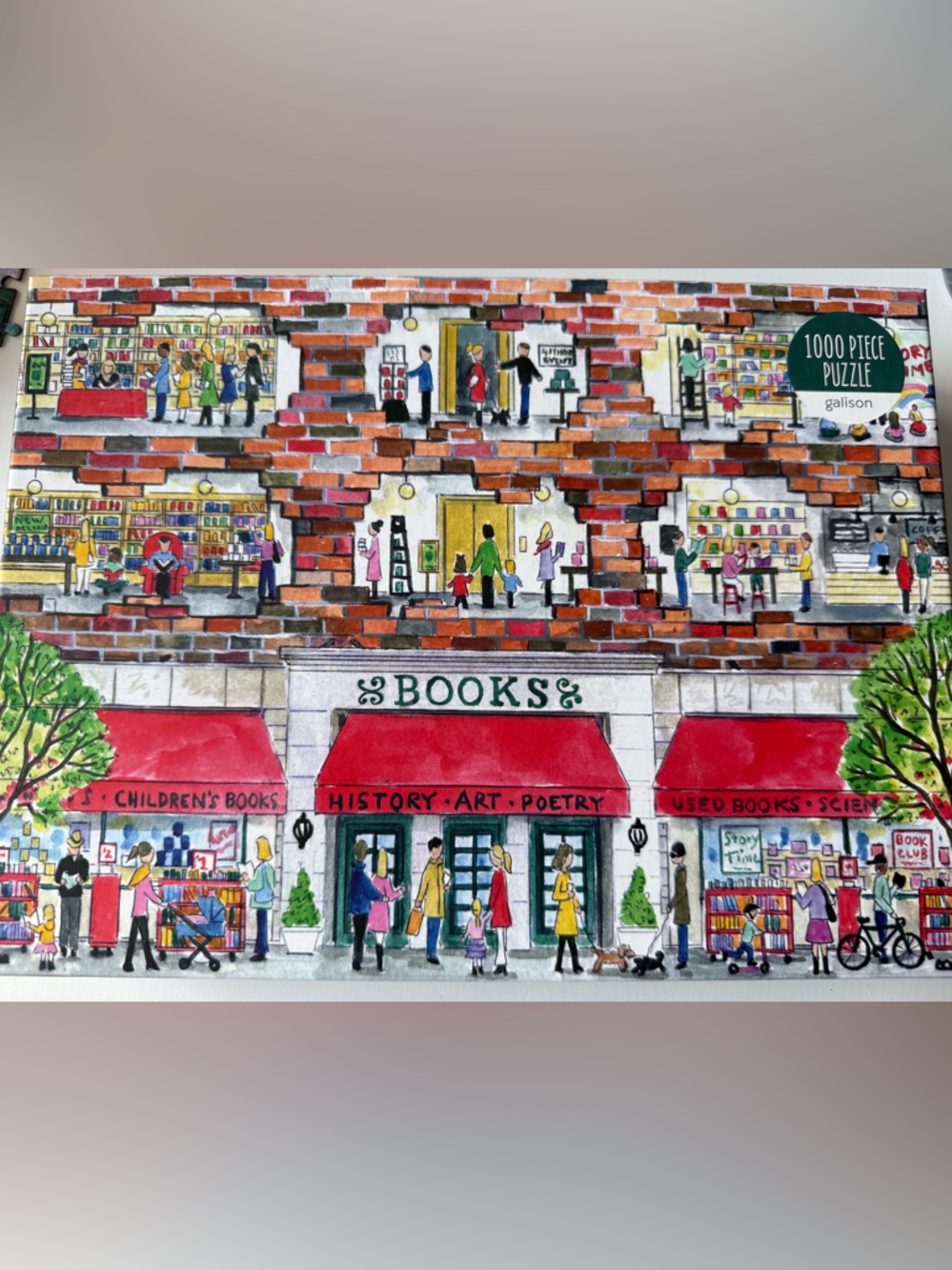 Galison Bookshop 1000-Piece Puzzle